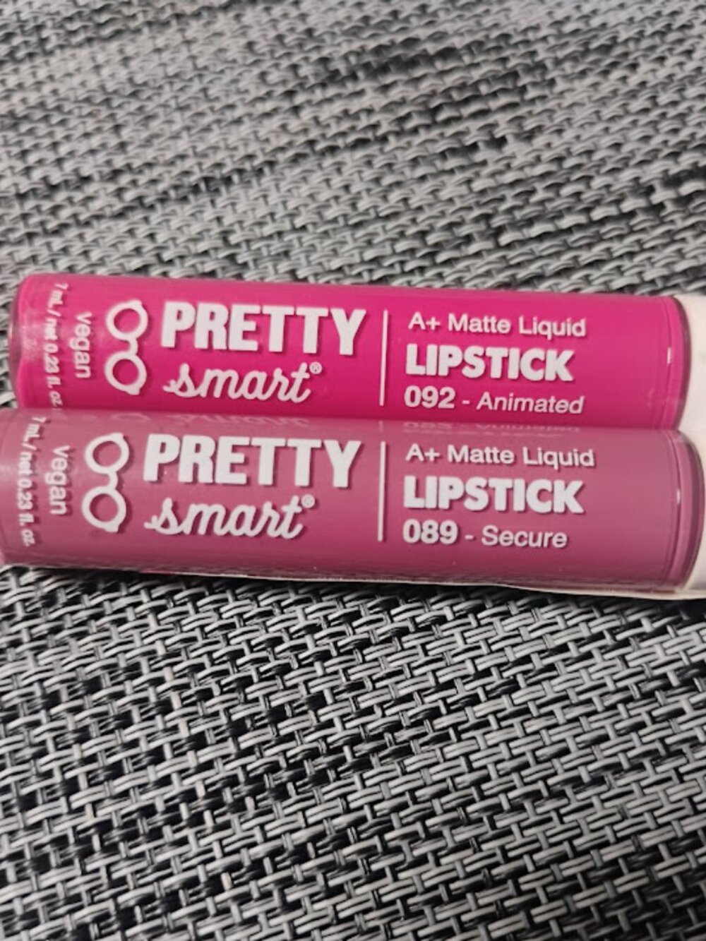 Lot of 2 PRETTY smart A+ Matte Liquid Lipstick ANIMATED & SECURE